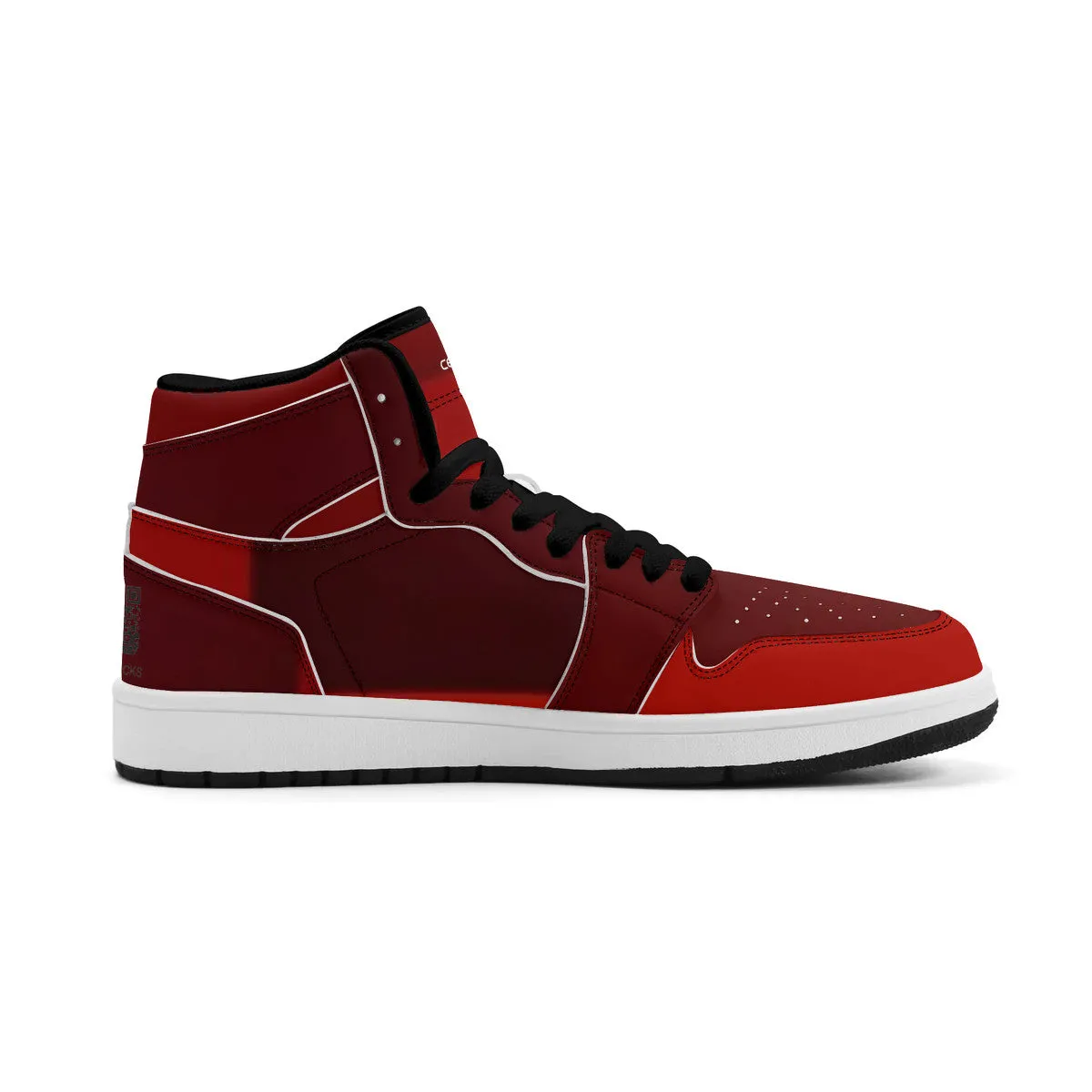 Unisex New Synthetic Leather High Top Sneakers