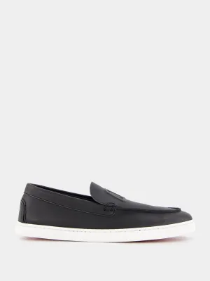 Varsiboat Black Leather Loafers