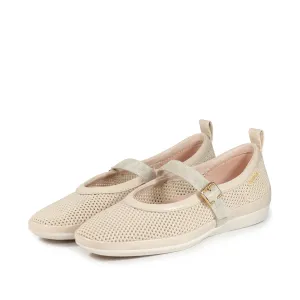 Vicenza Mesh Ballet Flats (White)