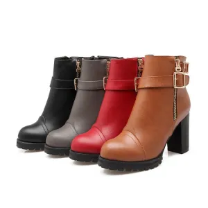 Women's pumps with thick heels