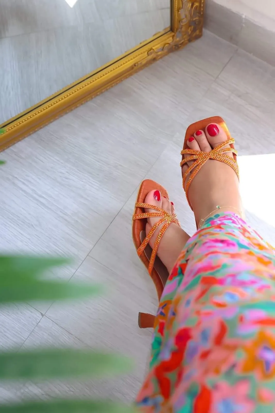 Zoya Heels S141H - Orange